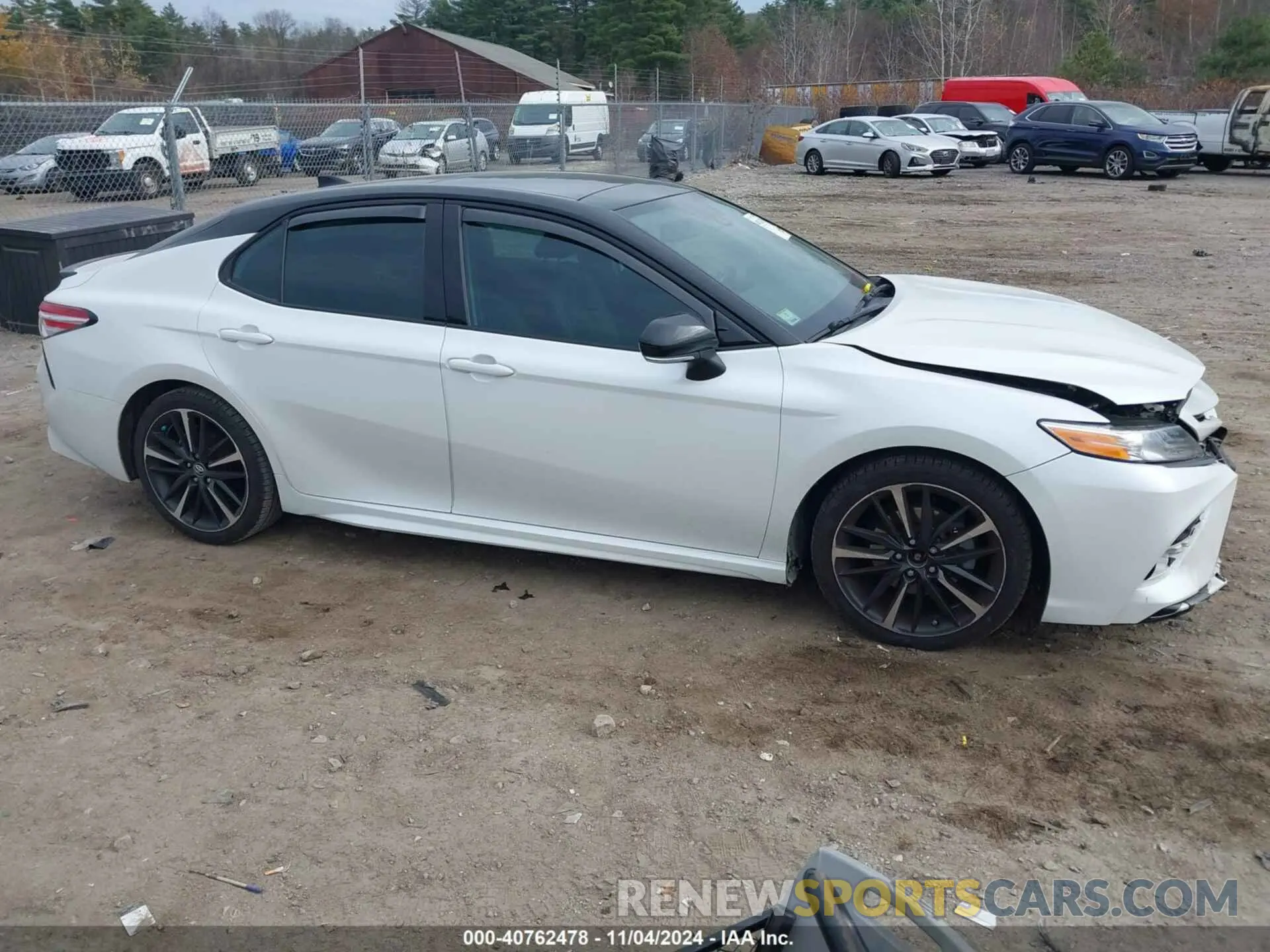 13 fotografías del automóvil dañado 4T1KZ1AK4LU039168 TOYOTA CAMRY 2020