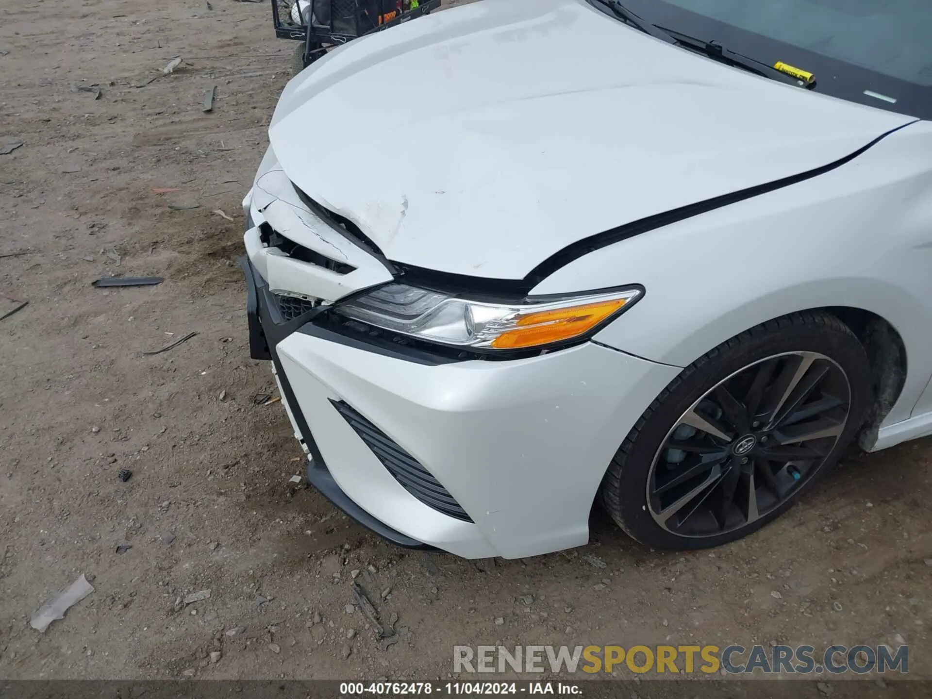 6 fotografías del automóvil dañado 4T1KZ1AK4LU039168 TOYOTA CAMRY 2020