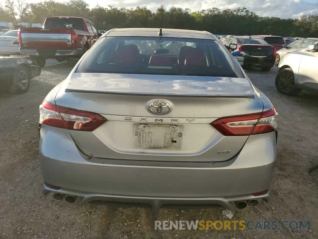 6 fotografías del automóvil dañado 4T1KZ1AK5LU040619 TOYOTA CAMRY 2020