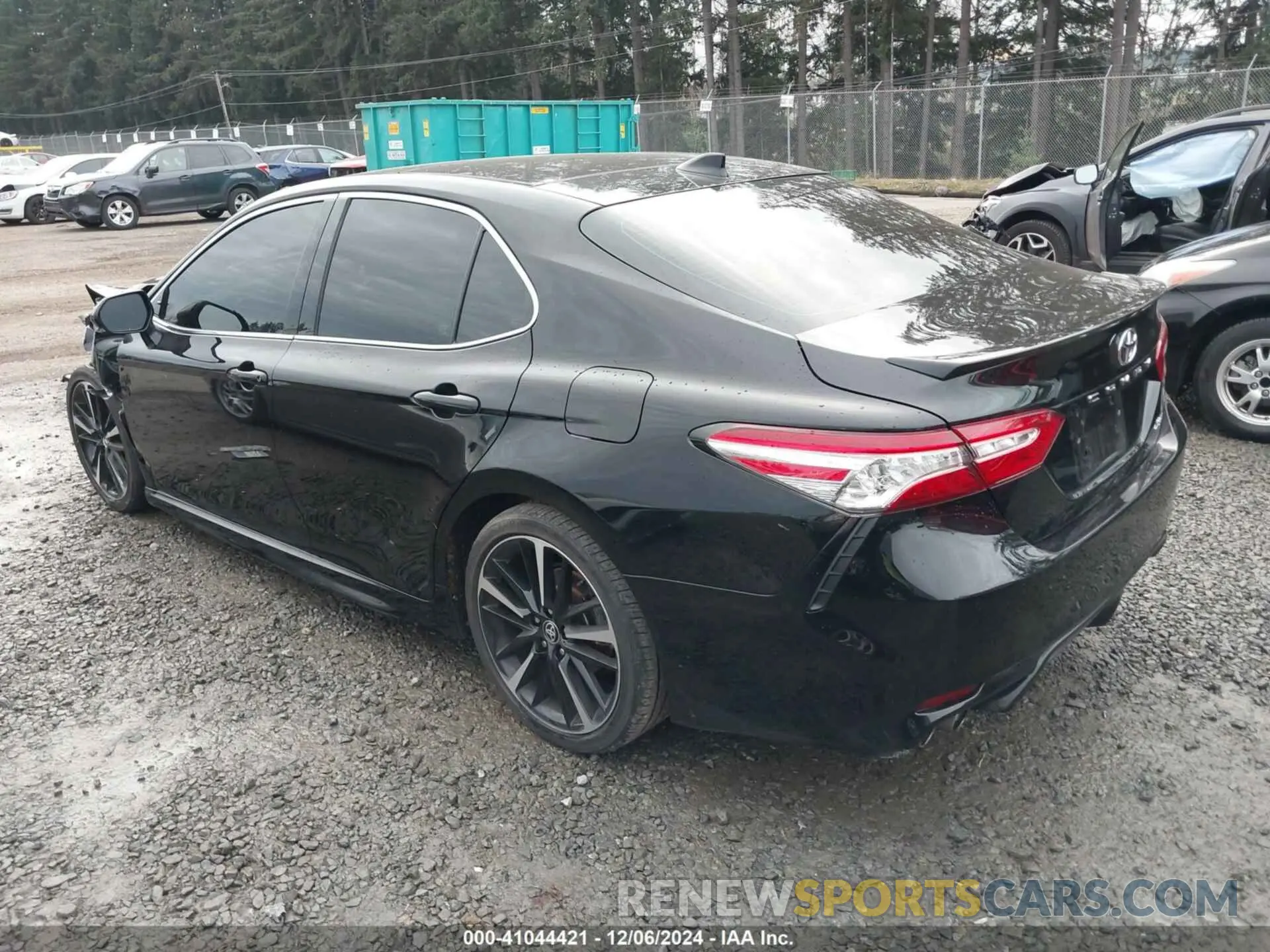 3 fotografías del automóvil dañado 4T1KZ1AK5LU047165 TOYOTA CAMRY 2020