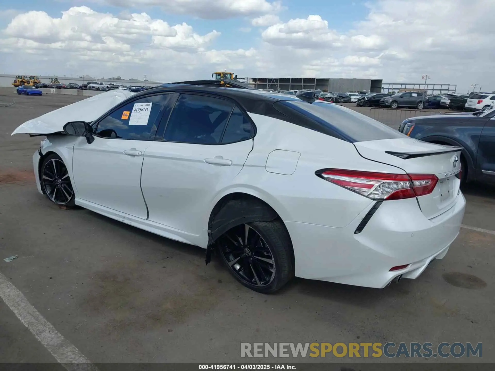 3 fotografías del automóvil dañado 4T1KZ1AK6LU043240 TOYOTA CAMRY 2020