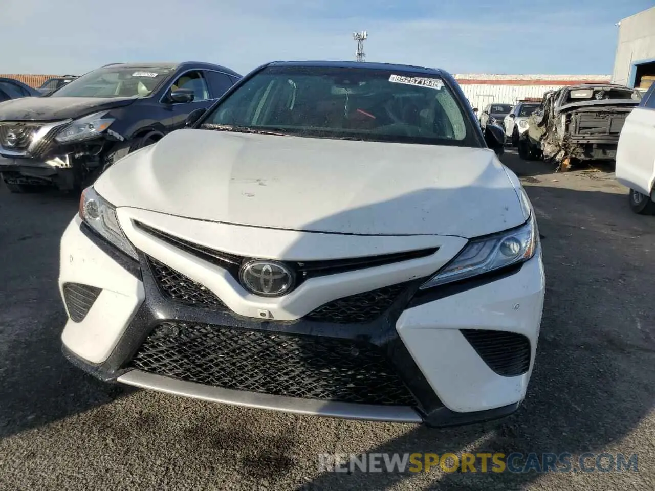 5 fotografías del automóvil dañado 4T1KZ1AK7LU046454 TOYOTA CAMRY 2020