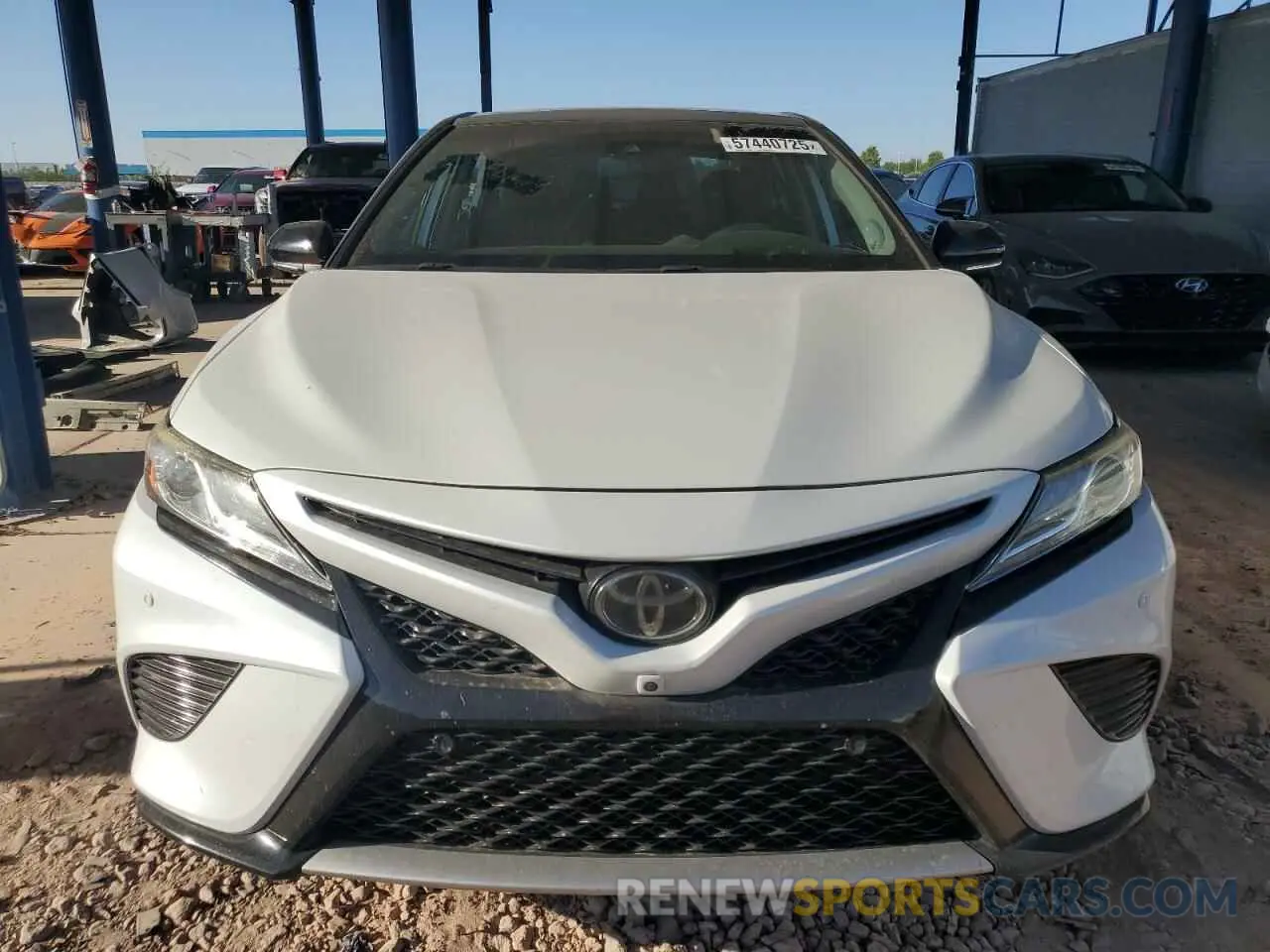 5 fotografías del automóvil dañado 4T1KZ1AK9LU034192 TOYOTA CAMRY 2020