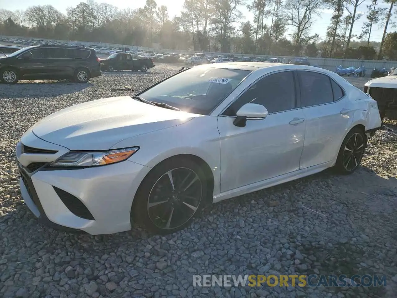 1 fotografías del automóvil dañado 4T1KZ1AKXLU040289 TOYOTA CAMRY 2020