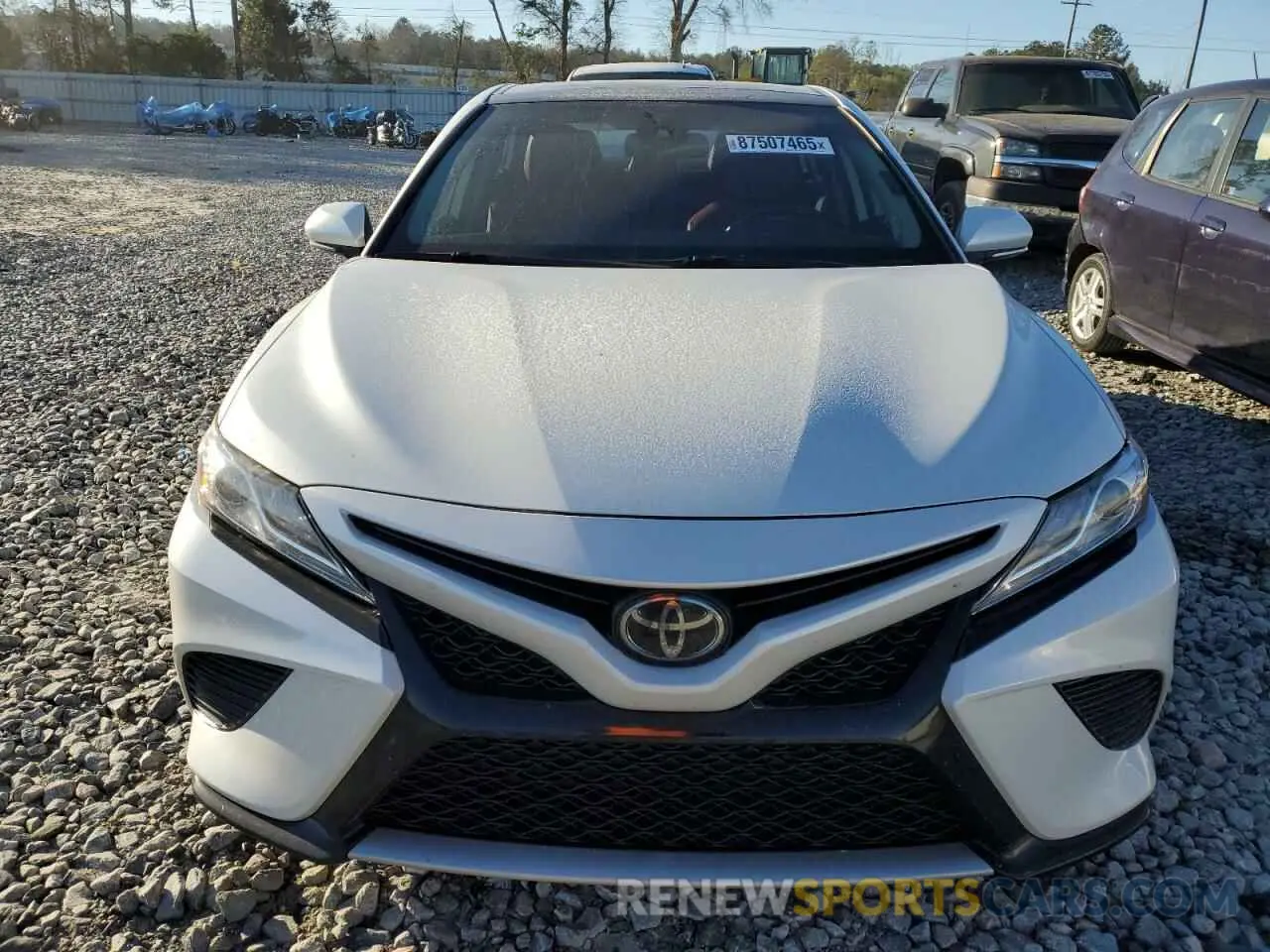 5 fotografías del automóvil dañado 4T1KZ1AKXLU040289 TOYOTA CAMRY 2020