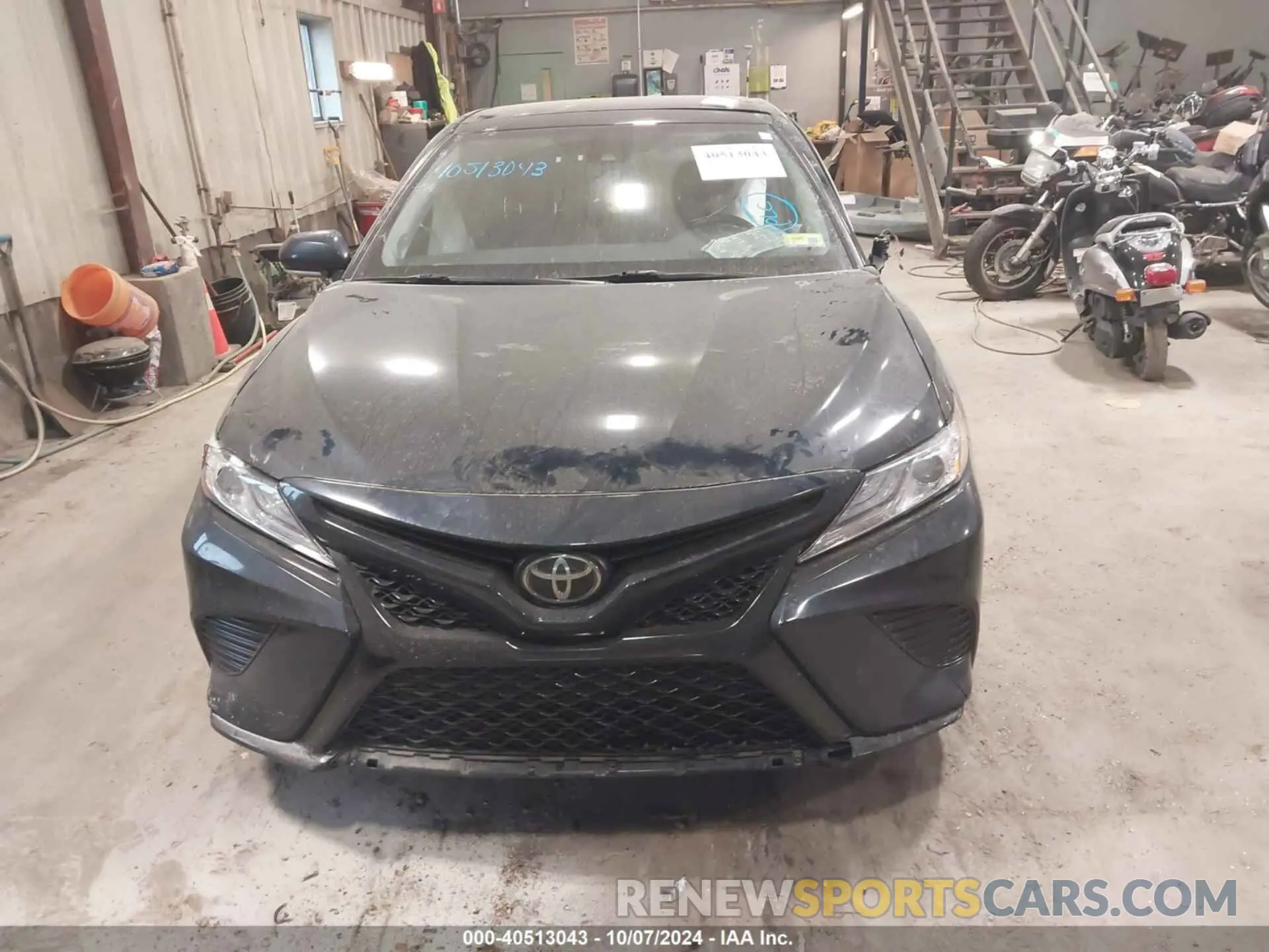 12 fotografías del automóvil dañado 4T1KZ1AKXLU045301 TOYOTA CAMRY 2020