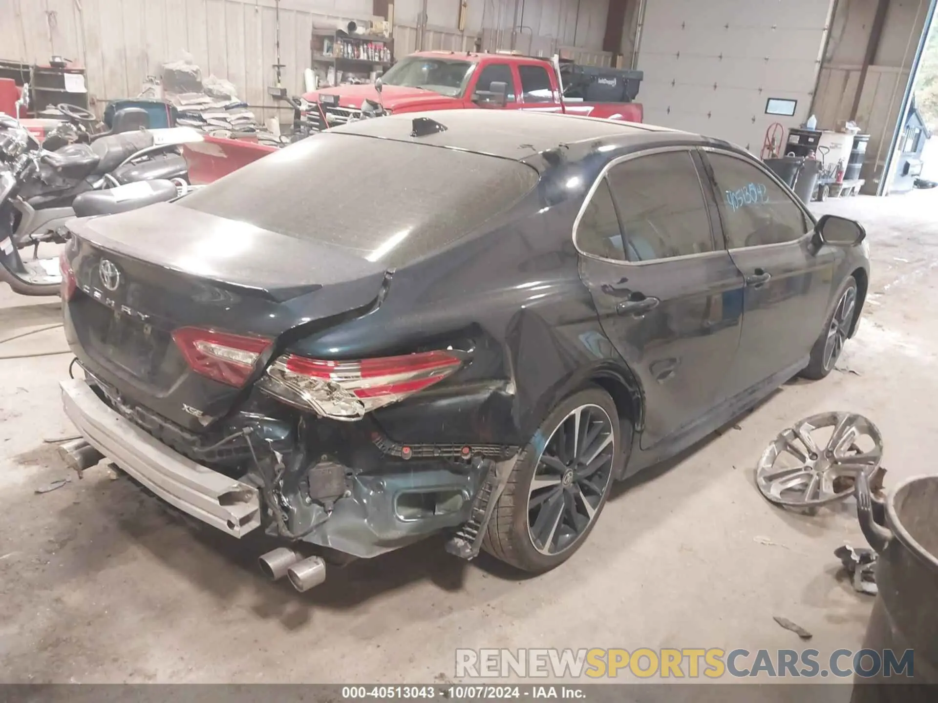 4 fotografías del automóvil dañado 4T1KZ1AKXLU045301 TOYOTA CAMRY 2020