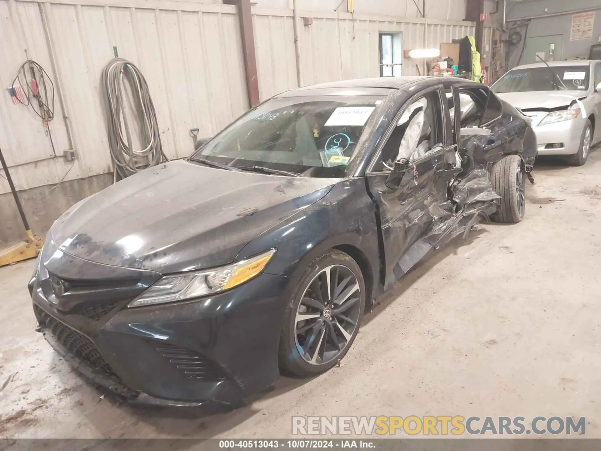6 fotografías del automóvil dañado 4T1KZ1AKXLU045301 TOYOTA CAMRY 2020