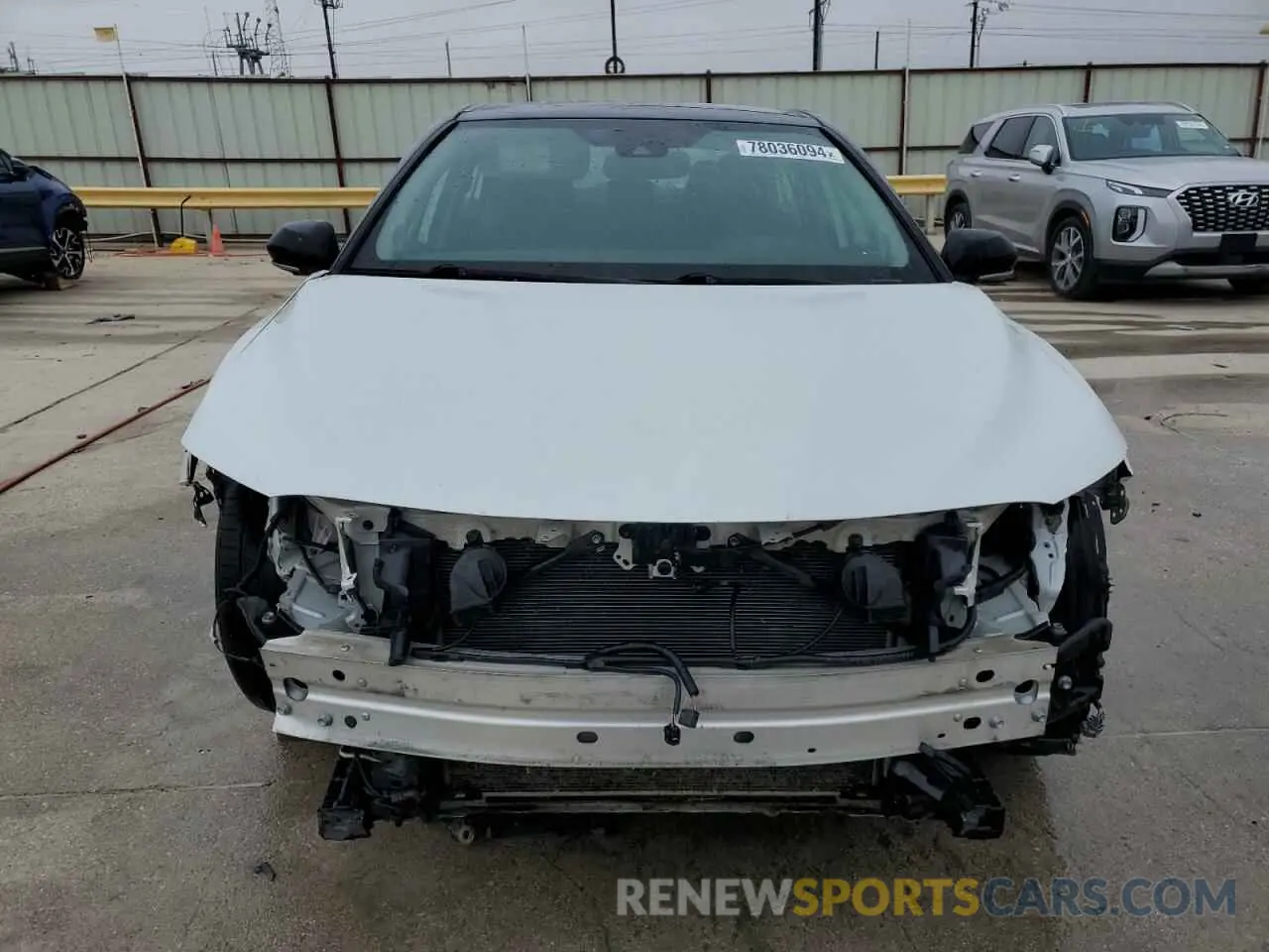 5 fotografías del automóvil dañado 4T1KZ1AKXLU046299 TOYOTA CAMRY 2020
