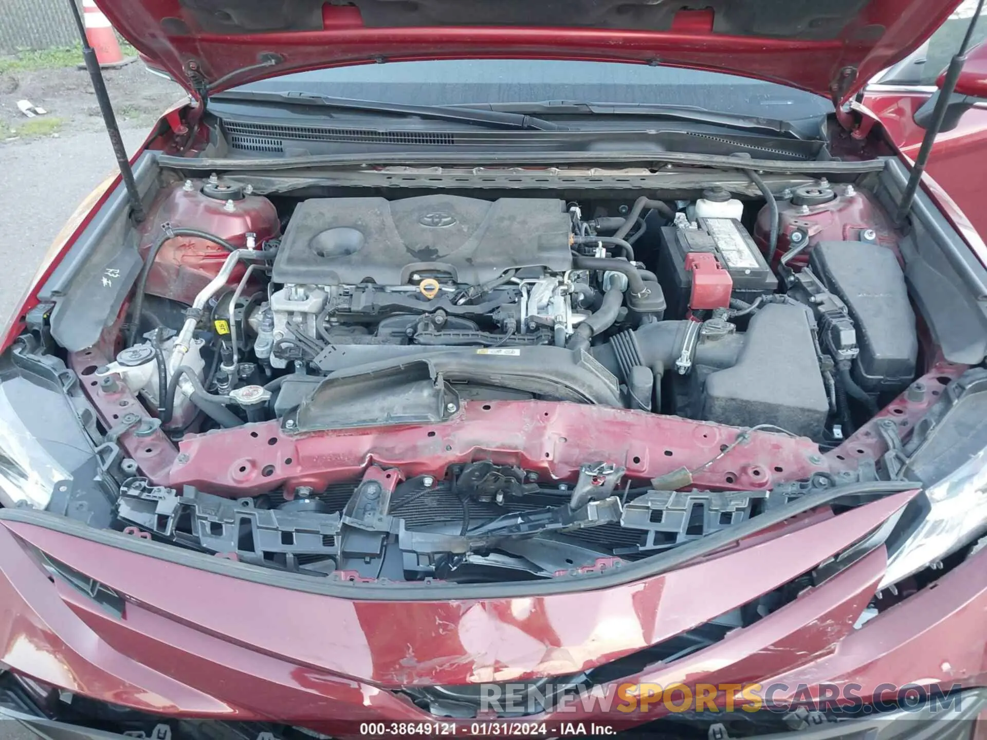 10 fotografías del automóvil dañado 4T1L11AK0LU967460 TOYOTA CAMRY 2020