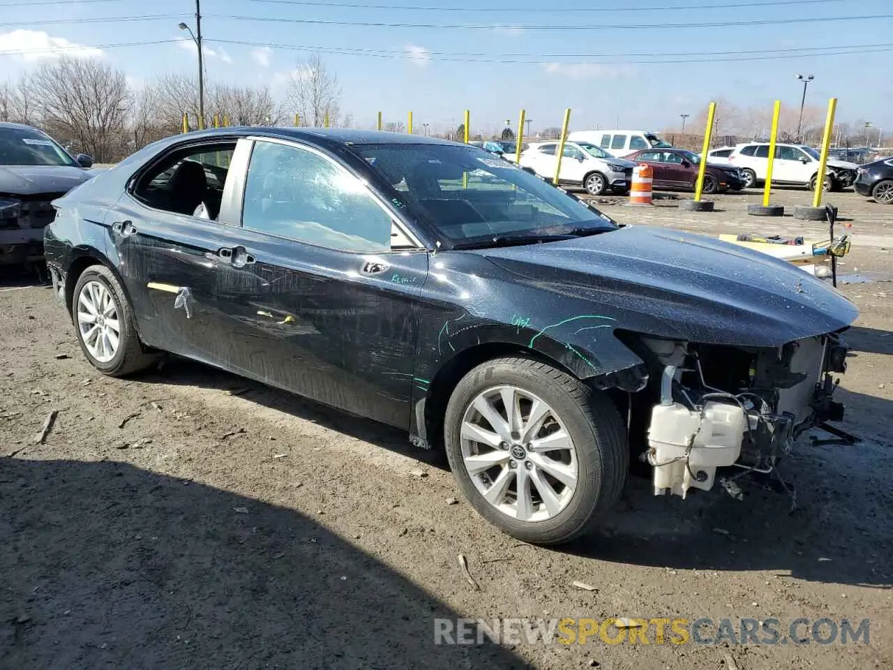 4 fotografías del automóvil dañado 4T1L11AK4LU509761 TOYOTA CAMRY 2020