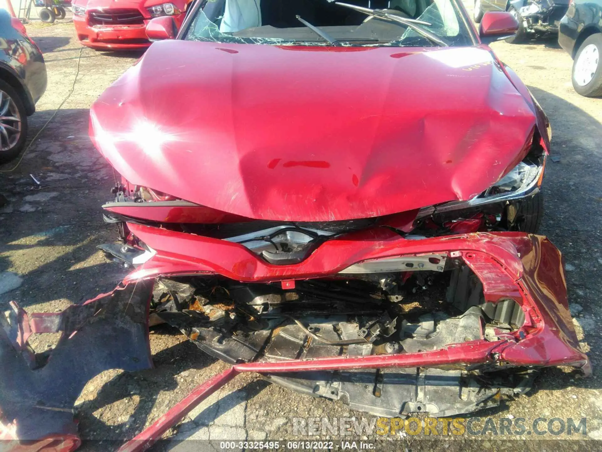 6 fotografías del automóvil dañado 4T1L11AK6LU308590 TOYOTA CAMRY 2020