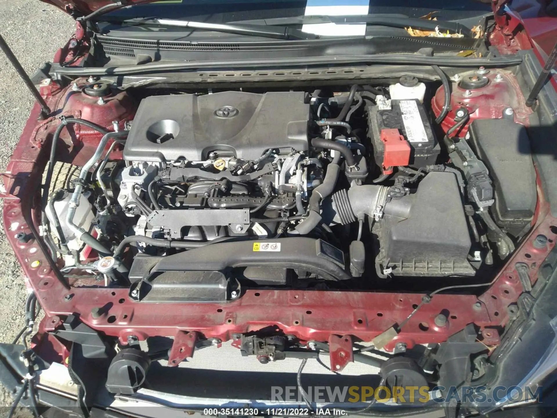10 fotografías del automóvil dañado 4T1L11AK8LU334267 TOYOTA CAMRY 2020