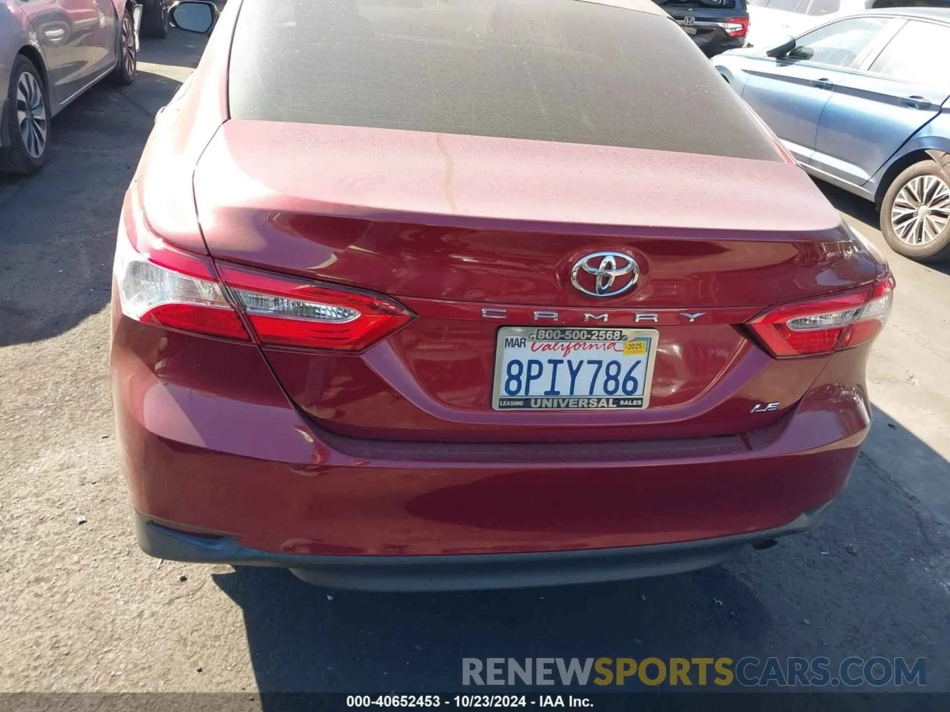 17 fotografías del automóvil dañado 4T1L11AK9LU937437 TOYOTA CAMRY 2020