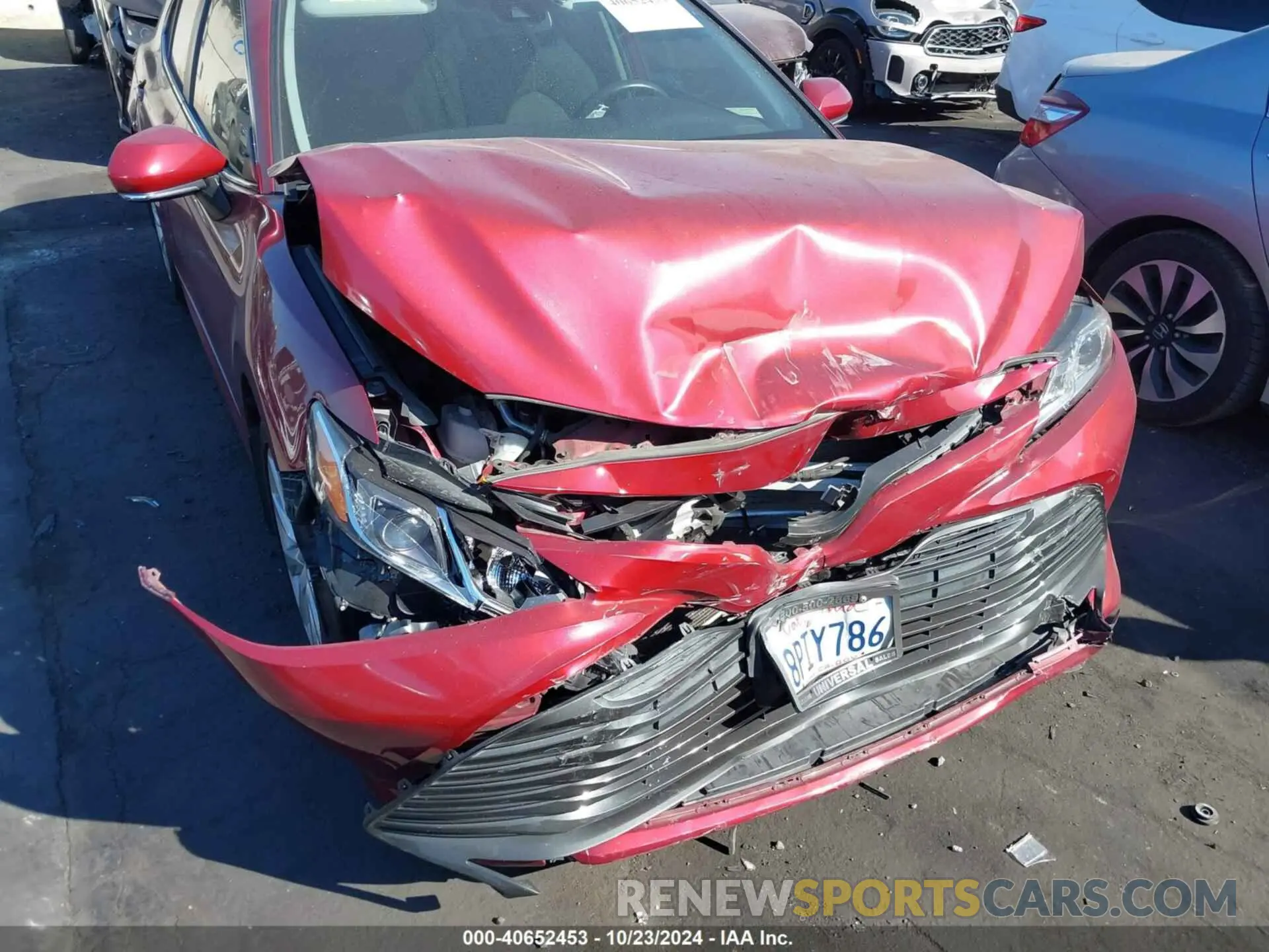 6 fotografías del automóvil dañado 4T1L11AK9LU937437 TOYOTA CAMRY 2020
