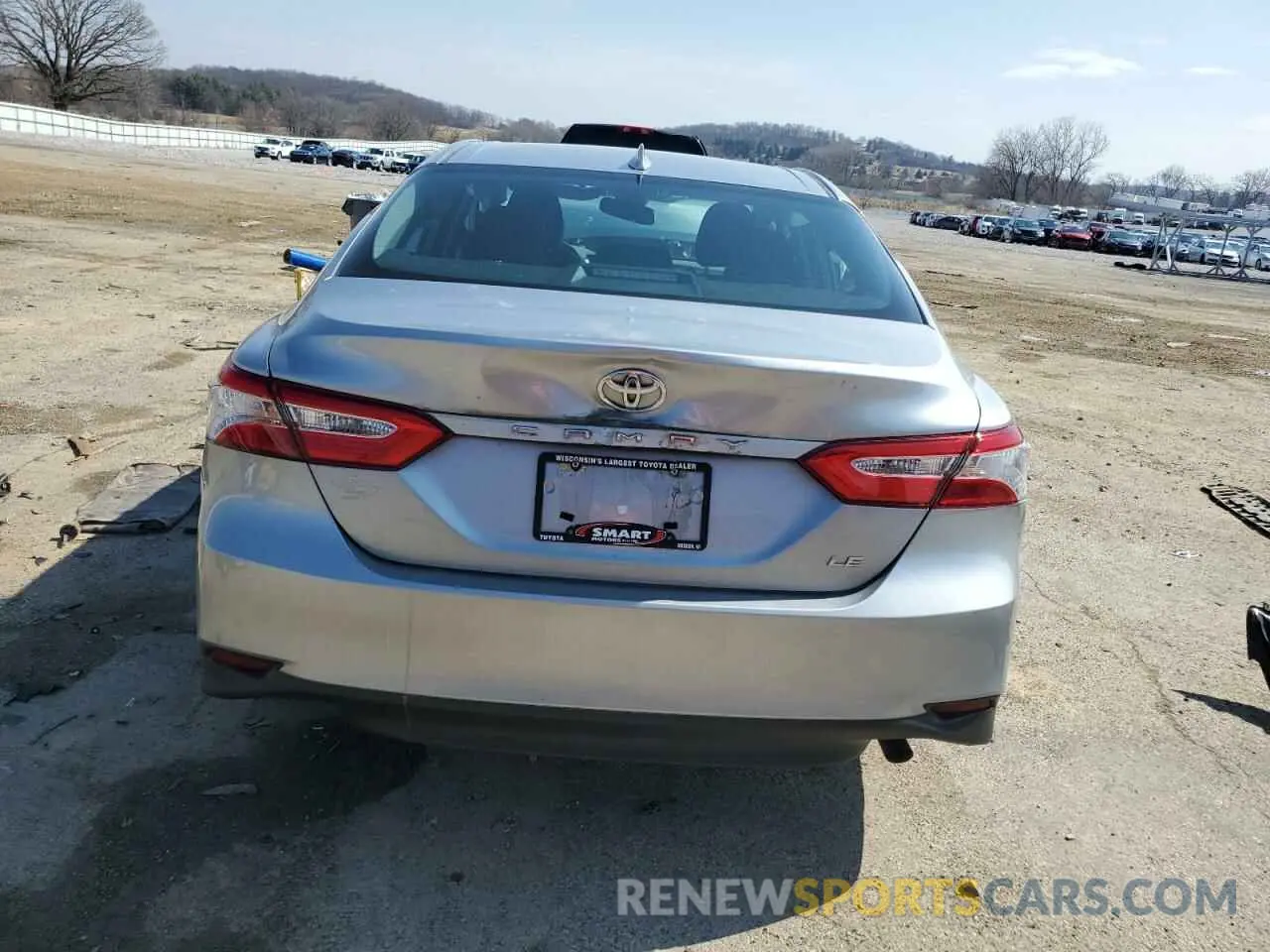 6 fotografías del automóvil dañado 4T1L11AK9LU967361 TOYOTA CAMRY 2020