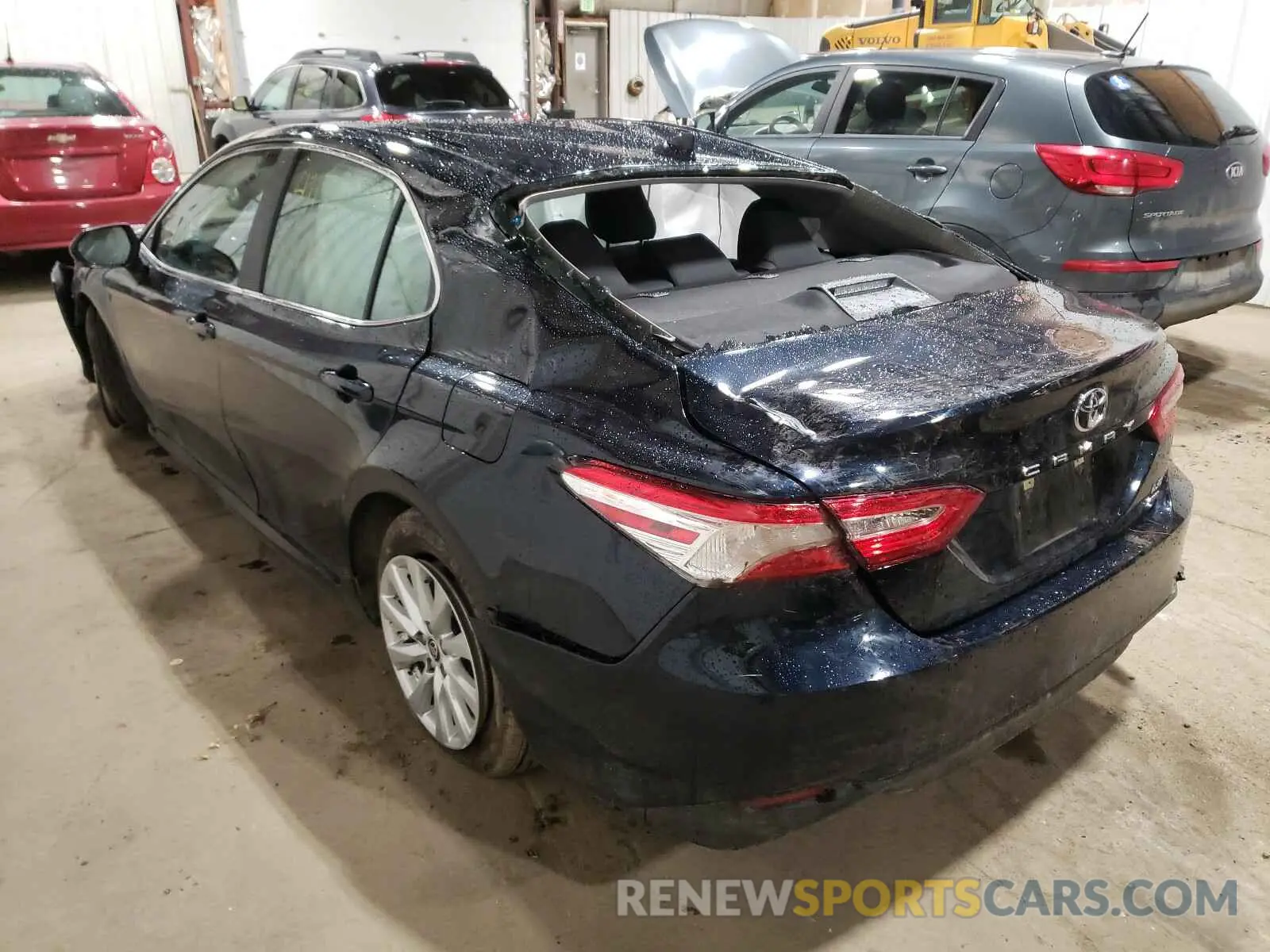 3 fotografías del automóvil dañado 4T1L11BK8LU001663 TOYOTA CAMRY 2020