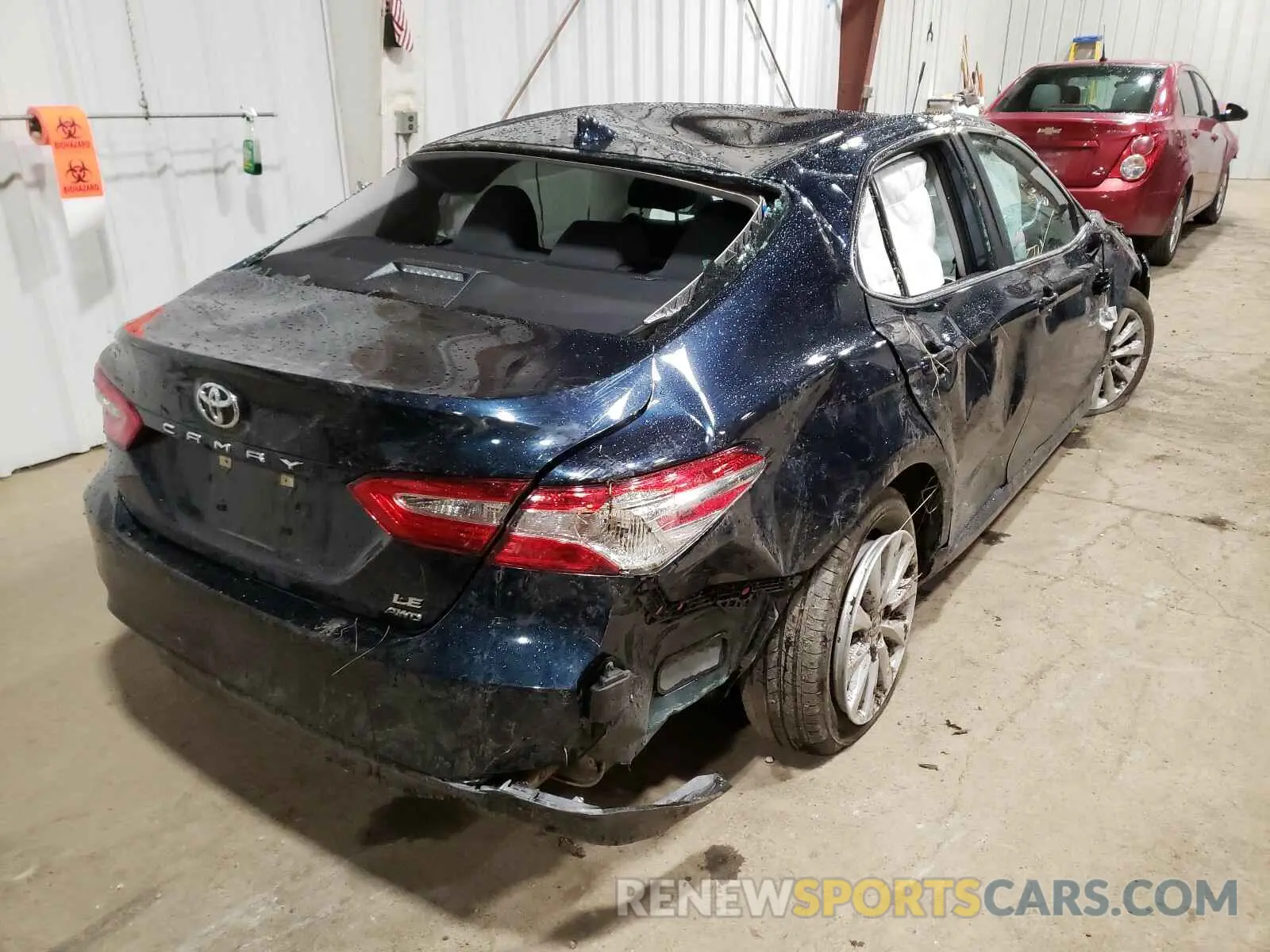 4 fotografías del automóvil dañado 4T1L11BK8LU001663 TOYOTA CAMRY 2020