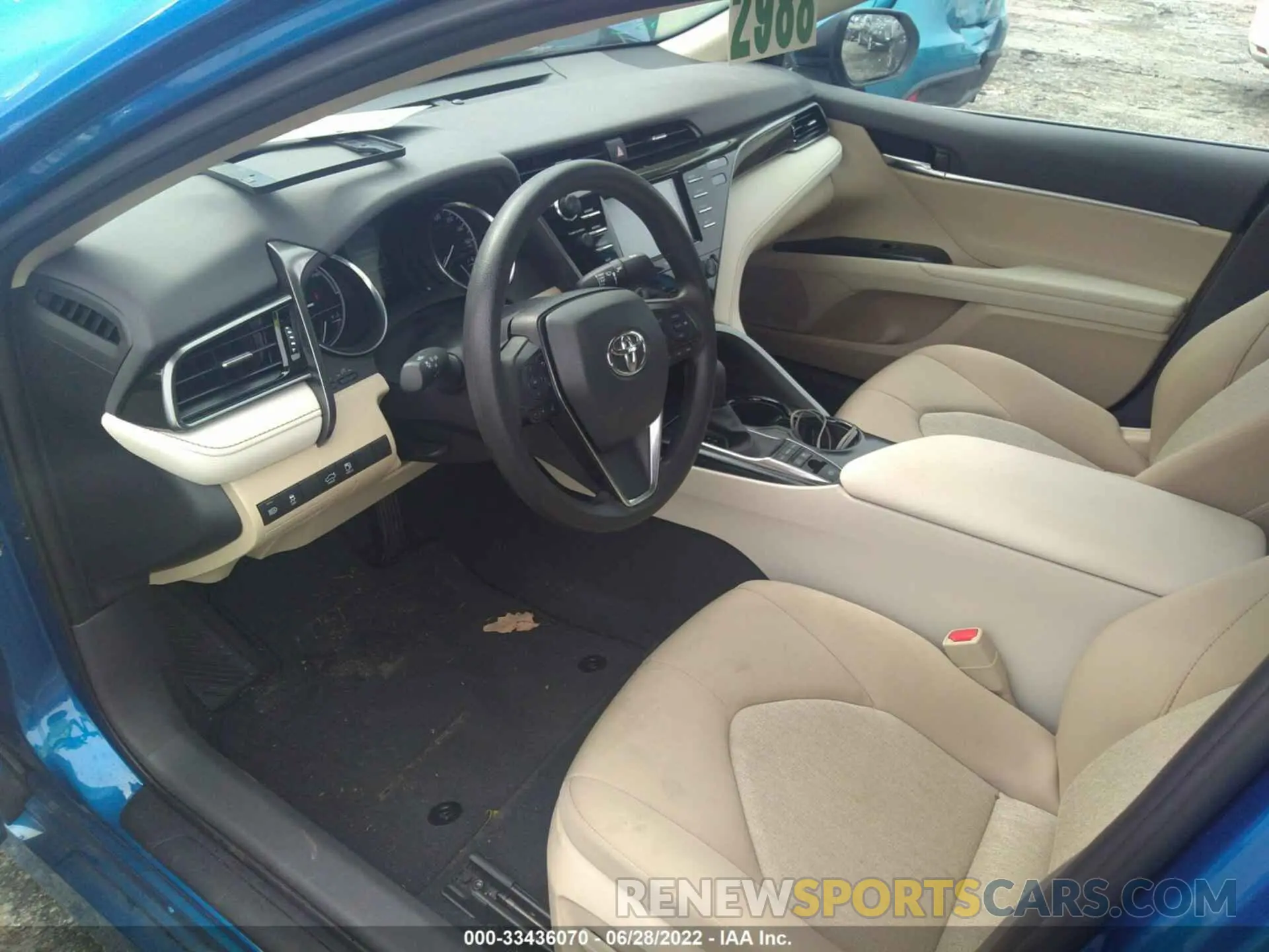5 fotografías del automóvil dañado 4T1L31AK5LU017606 TOYOTA CAMRY 2020