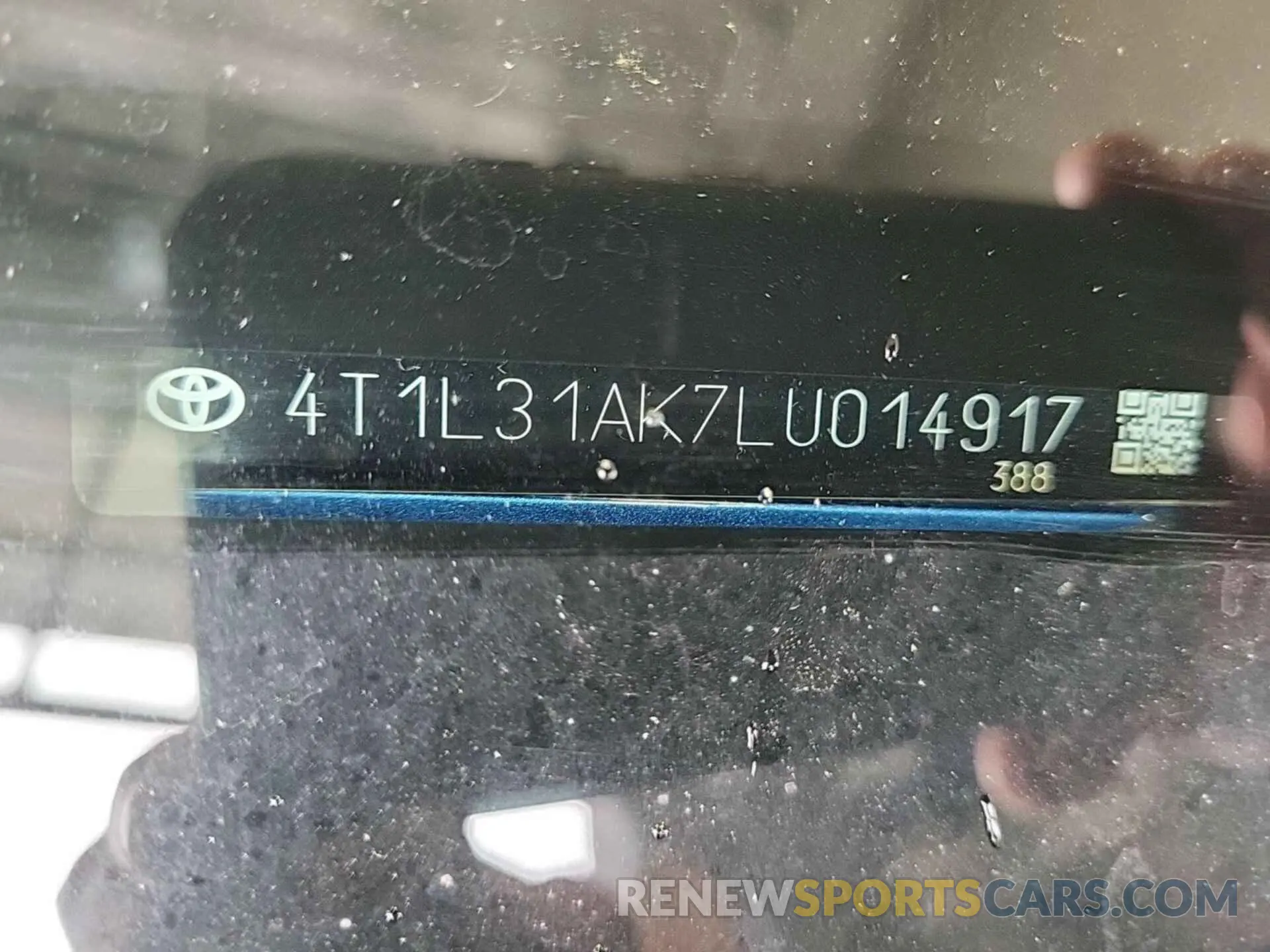 16 fotografías del automóvil dañado 4T1L31AK7LU014917 TOYOTA CAMRY 2020