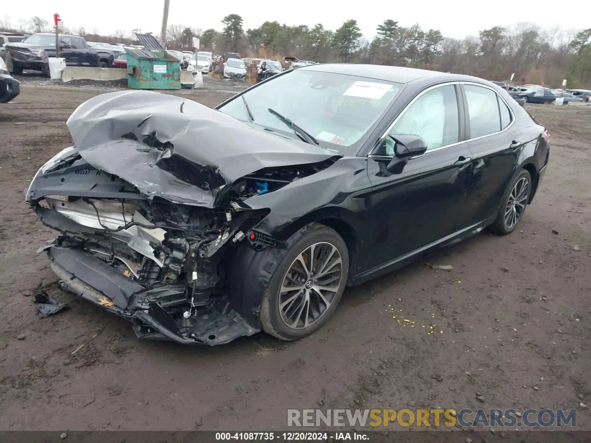 2 fotografías del automóvil dañado 4T1M11AK0LU937508 TOYOTA CAMRY 2020