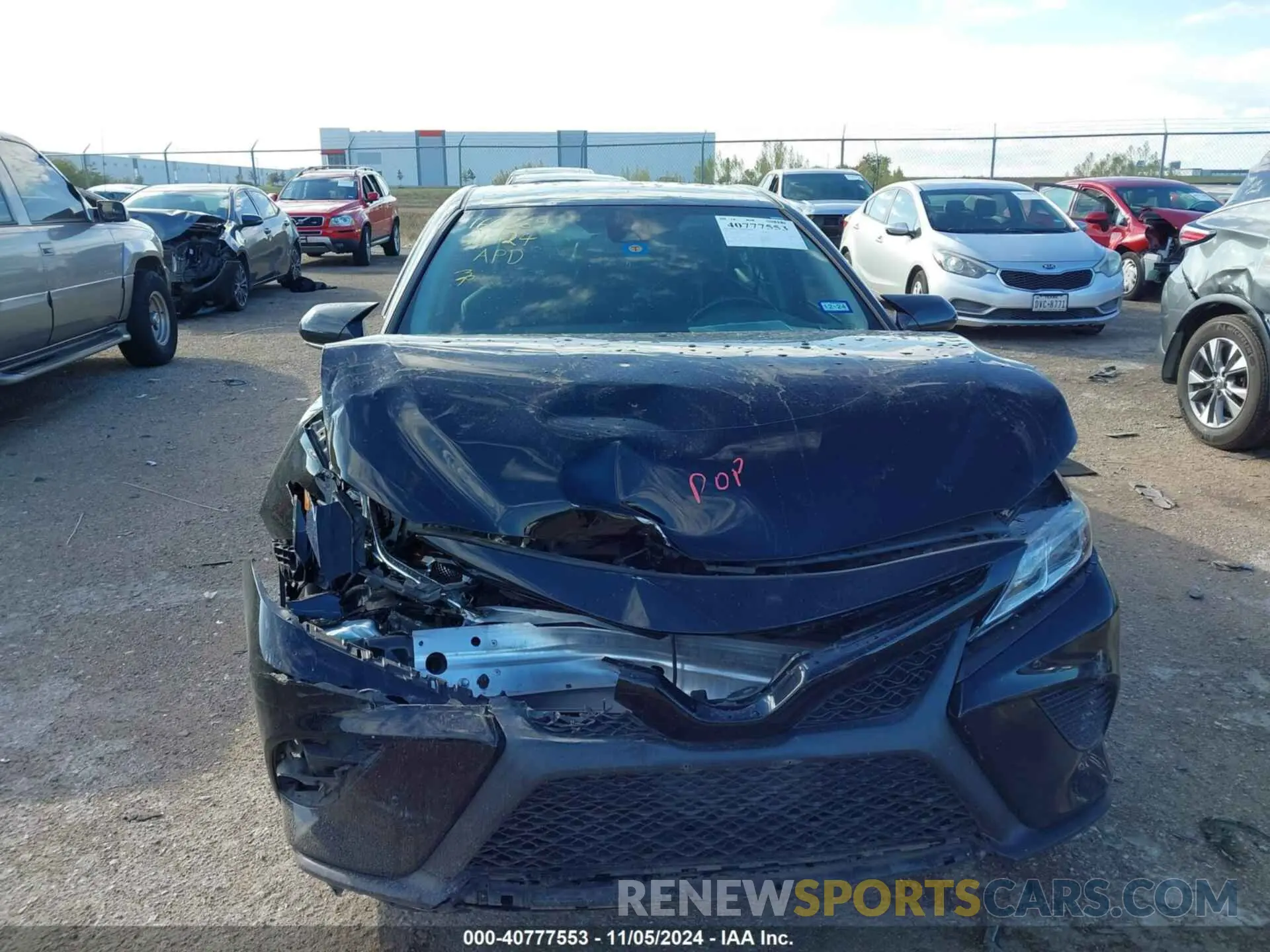 6 fotografías del automóvil dañado 4T1M11AK5LU943157 TOYOTA CAMRY 2020