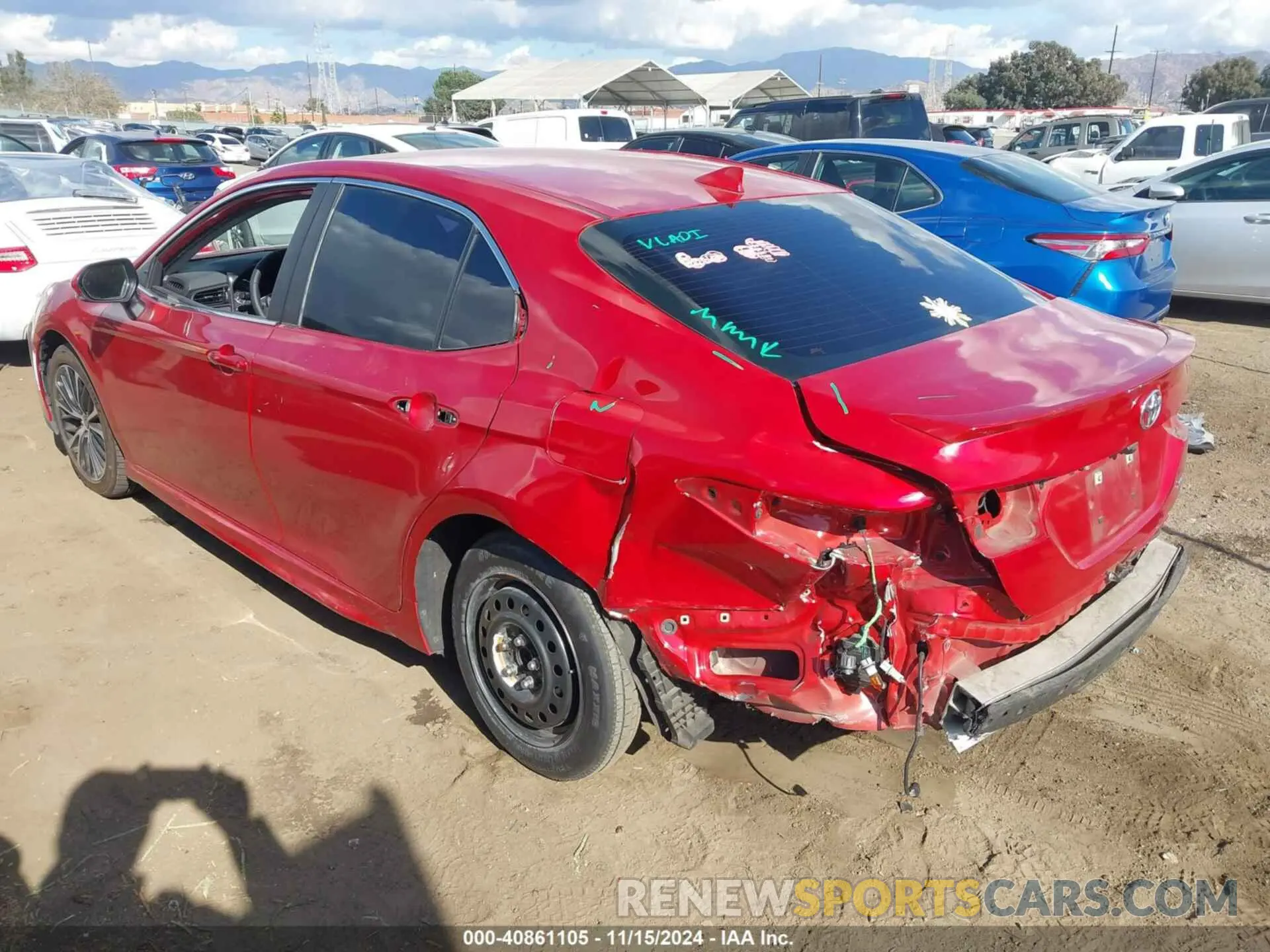 3 fotografías del automóvil dañado 4T1M11AK7LU396358 TOYOTA CAMRY 2020