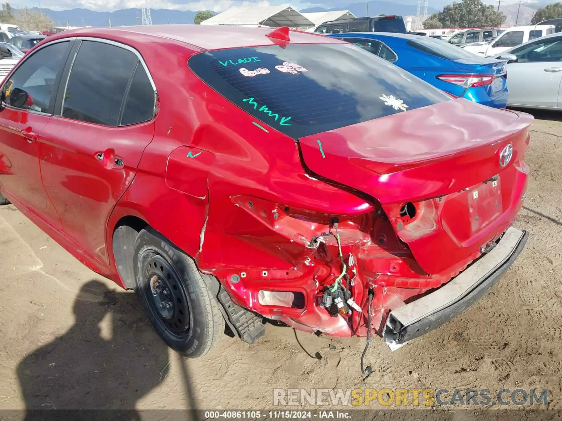 6 fotografías del automóvil dañado 4T1M11AK7LU396358 TOYOTA CAMRY 2020