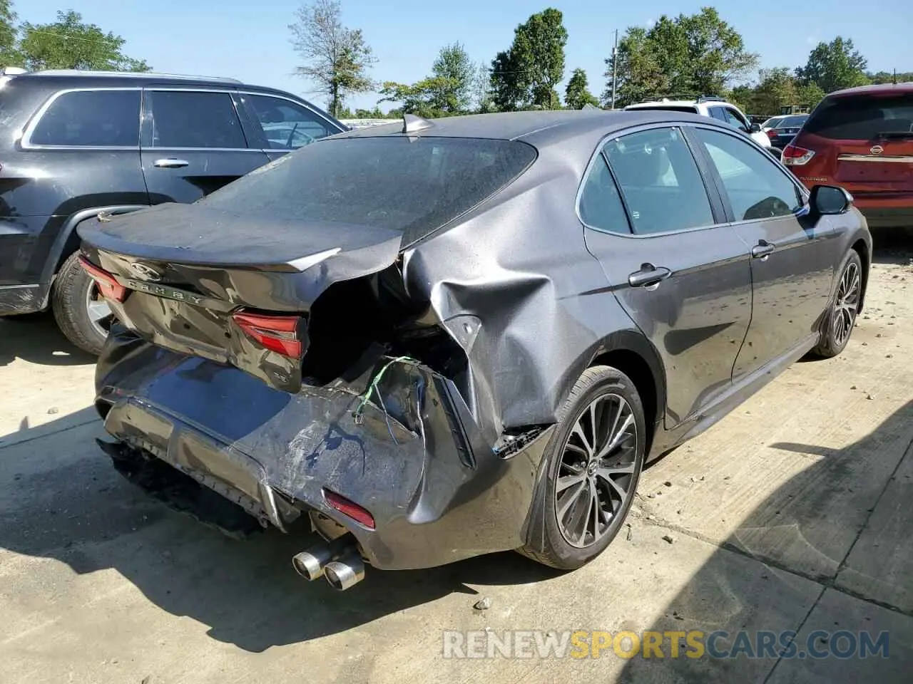 4 fotografías del automóvil dañado 4T1M11AK7LU869689 TOYOTA CAMRY 2020