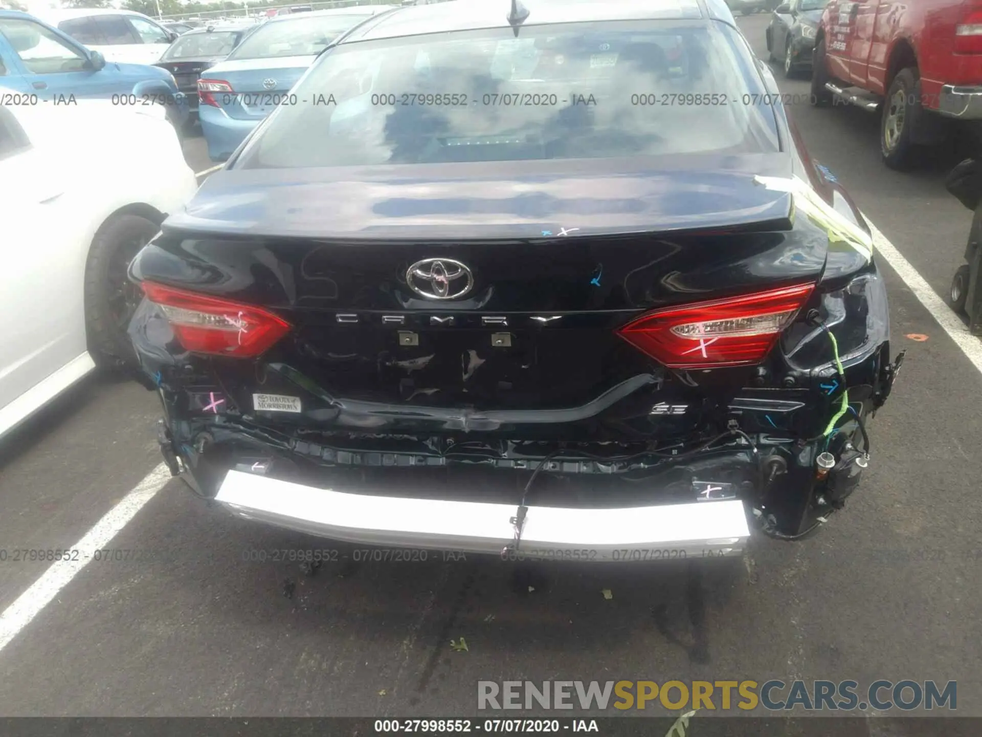 6 fotografías del automóvil dañado 4T1M11AK8LU350151 TOYOTA CAMRY 2020
