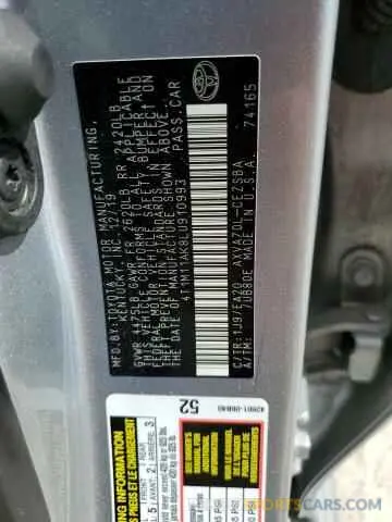 13 fotografías del automóvil dañado 4T1M11AK8LU910993 TOYOTA CAMRY 2020