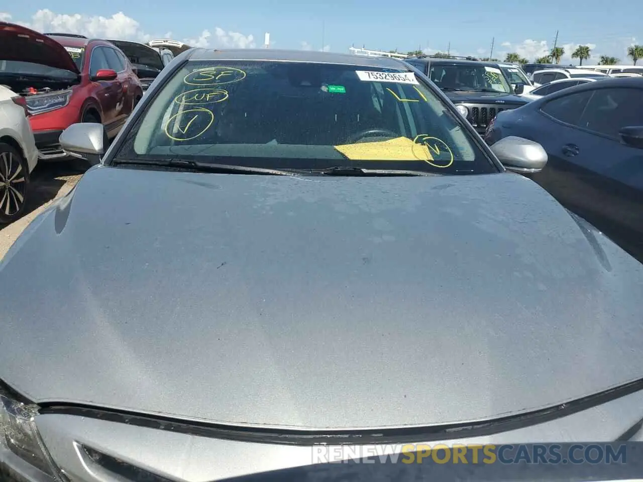 5 fotografías del automóvil dañado 4T1M11AKXLU912390 TOYOTA CAMRY 2020