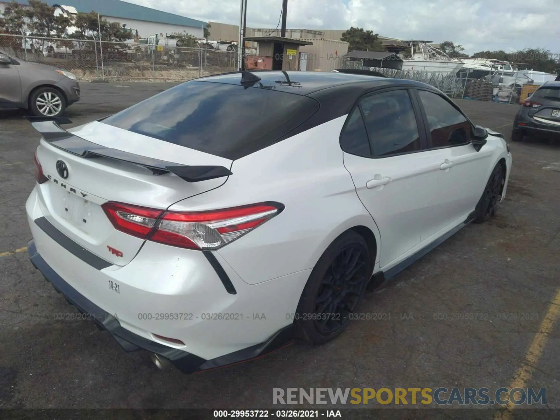 4 fotografías del automóvil dañado 4T1NZ1AK0LU037866 TOYOTA CAMRY 2020