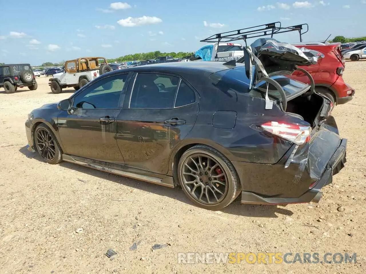 2 fotografías del automóvil dañado 4T1NZ1AK5LU041606 TOYOTA CAMRY 2020