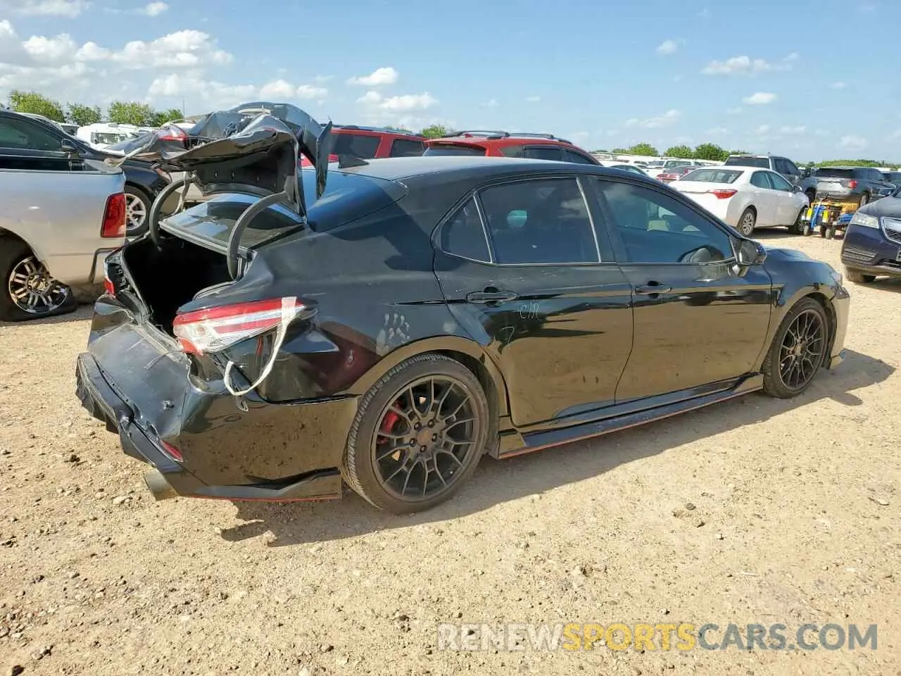 3 fotografías del automóvil dañado 4T1NZ1AK5LU041606 TOYOTA CAMRY 2020