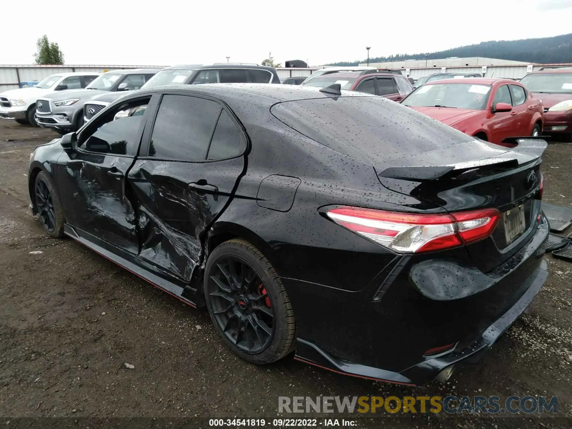 3 fotografías del automóvil dañado 4T1NZ1AK6LU038830 TOYOTA CAMRY 2020