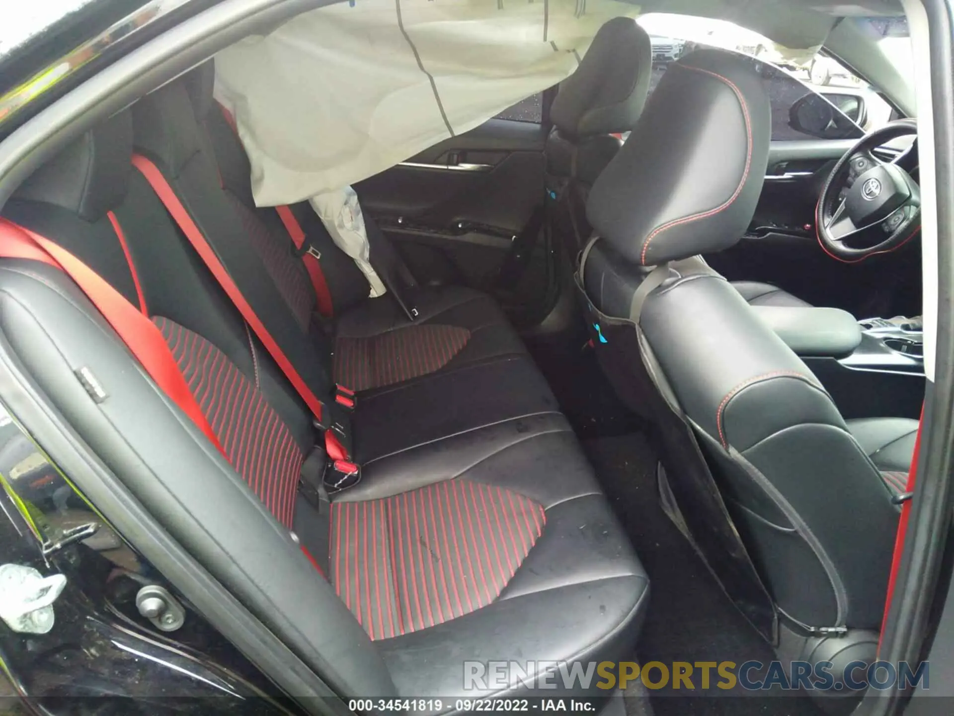 8 fotografías del automóvil dañado 4T1NZ1AK6LU038830 TOYOTA CAMRY 2020