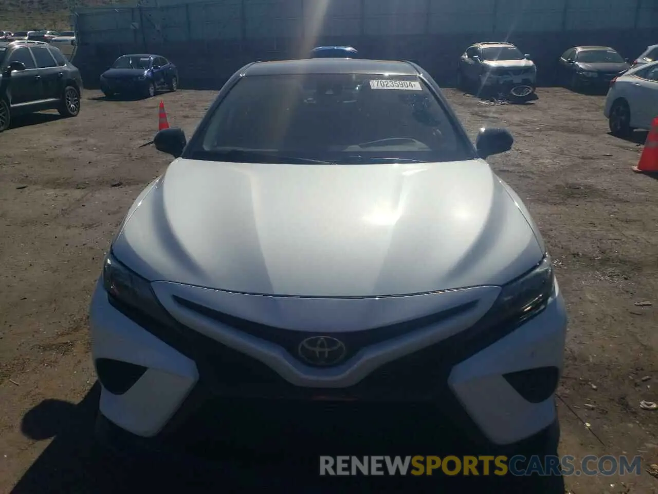 5 fotografías del automóvil dañado 4T1NZ1AK6LU038990 TOYOTA CAMRY 2020