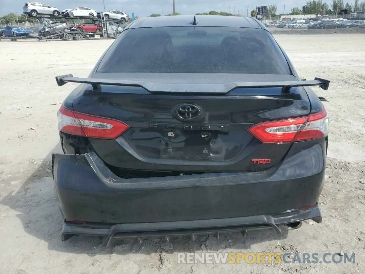 6 fotografías del automóvil dañado 4T1NZ1AK6LU039816 TOYOTA CAMRY 2020