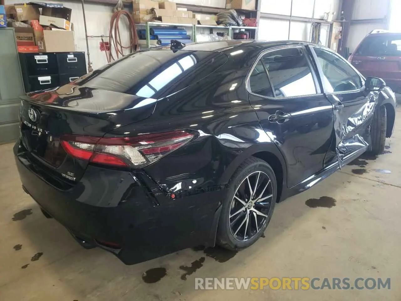 4 fotografías del automóvil dañado 4T1B21HK9MU016108 TOYOTA CAMRY 2021