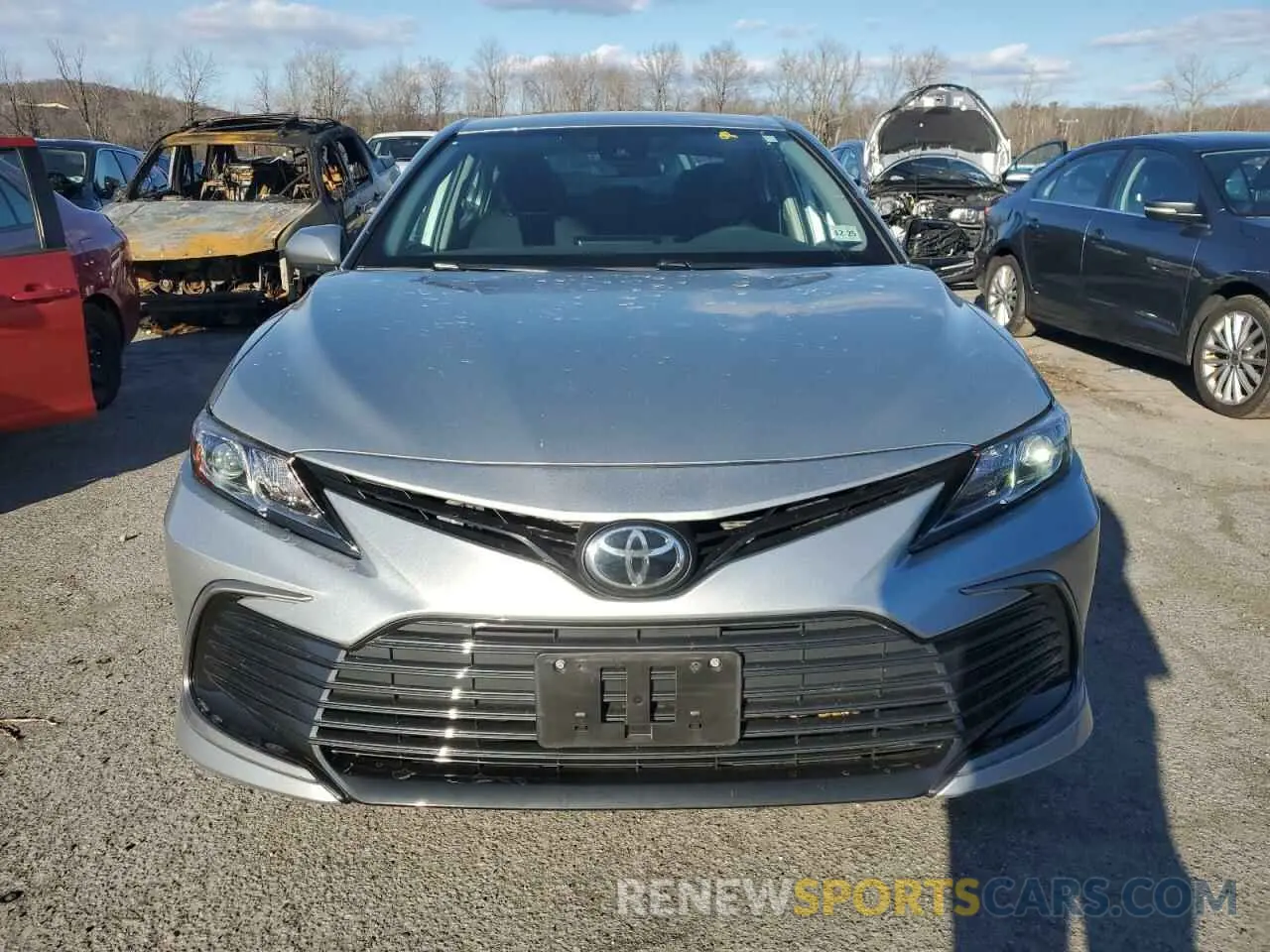 5 fotografías del automóvil dañado 4T1C11AK0MU405964 TOYOTA CAMRY 2021