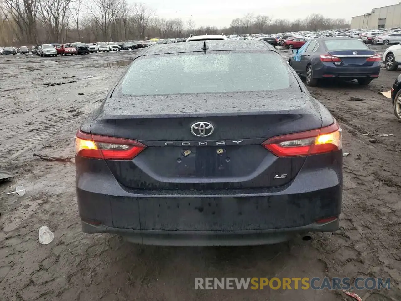 6 fotografías del automóvil dañado 4T1C11AK0MU444408 TOYOTA CAMRY 2021