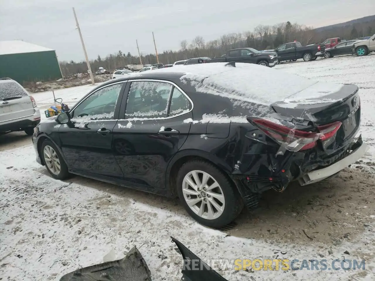 2 fotografías del automóvil dañado 4T1C11AK0MU475352 TOYOTA CAMRY 2021