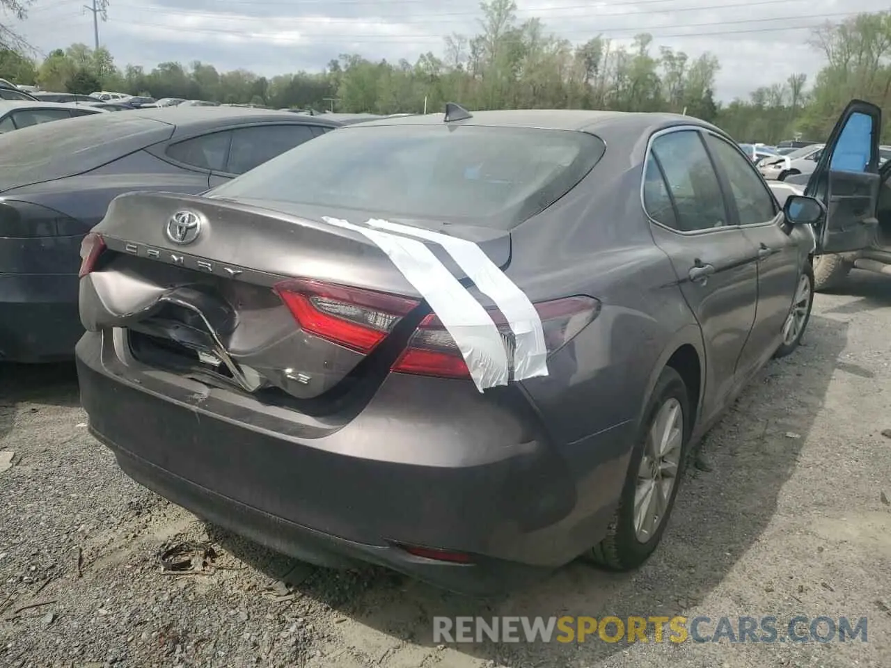 3 fotografías del automóvil dañado 4T1C11AK0MU490448 TOYOTA CAMRY 2021