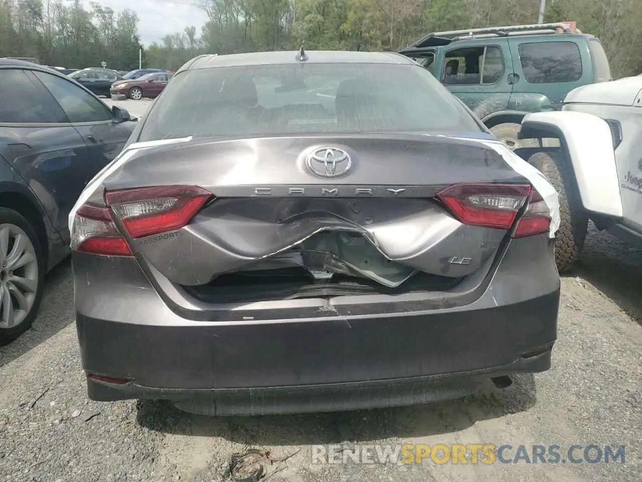 6 fotografías del automóvil dañado 4T1C11AK0MU490448 TOYOTA CAMRY 2021