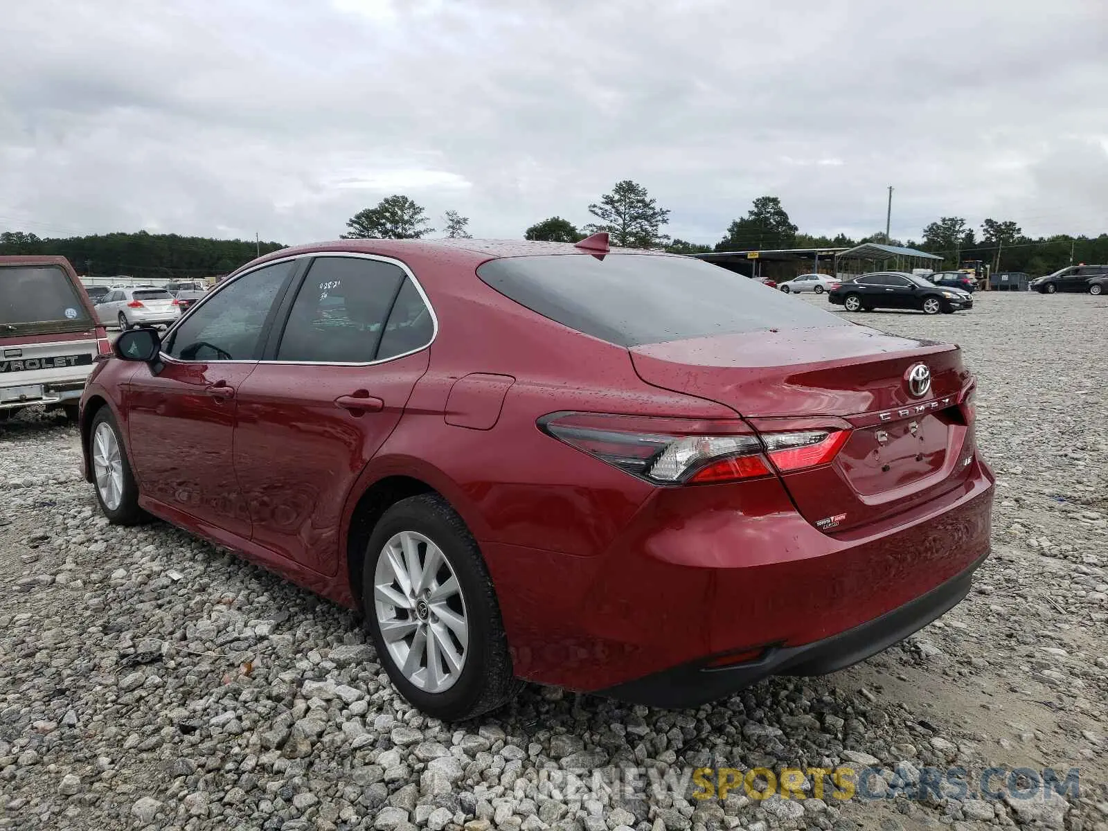 3 fotografías del automóvil dañado 4T1C11AK0MU579257 TOYOTA CAMRY 2021