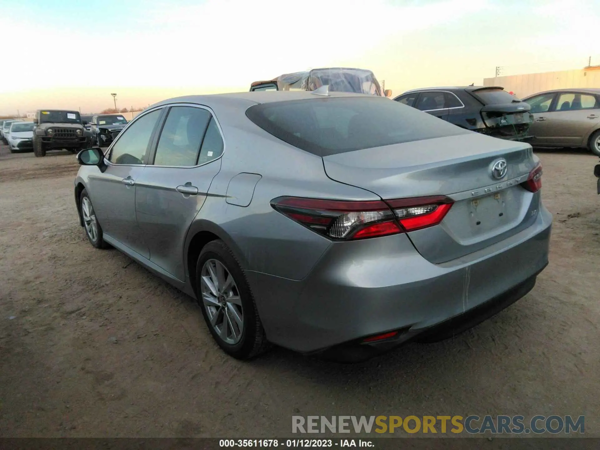 3 fotografías del automóvil dañado 4T1C11AK1MU591627 TOYOTA CAMRY 2021