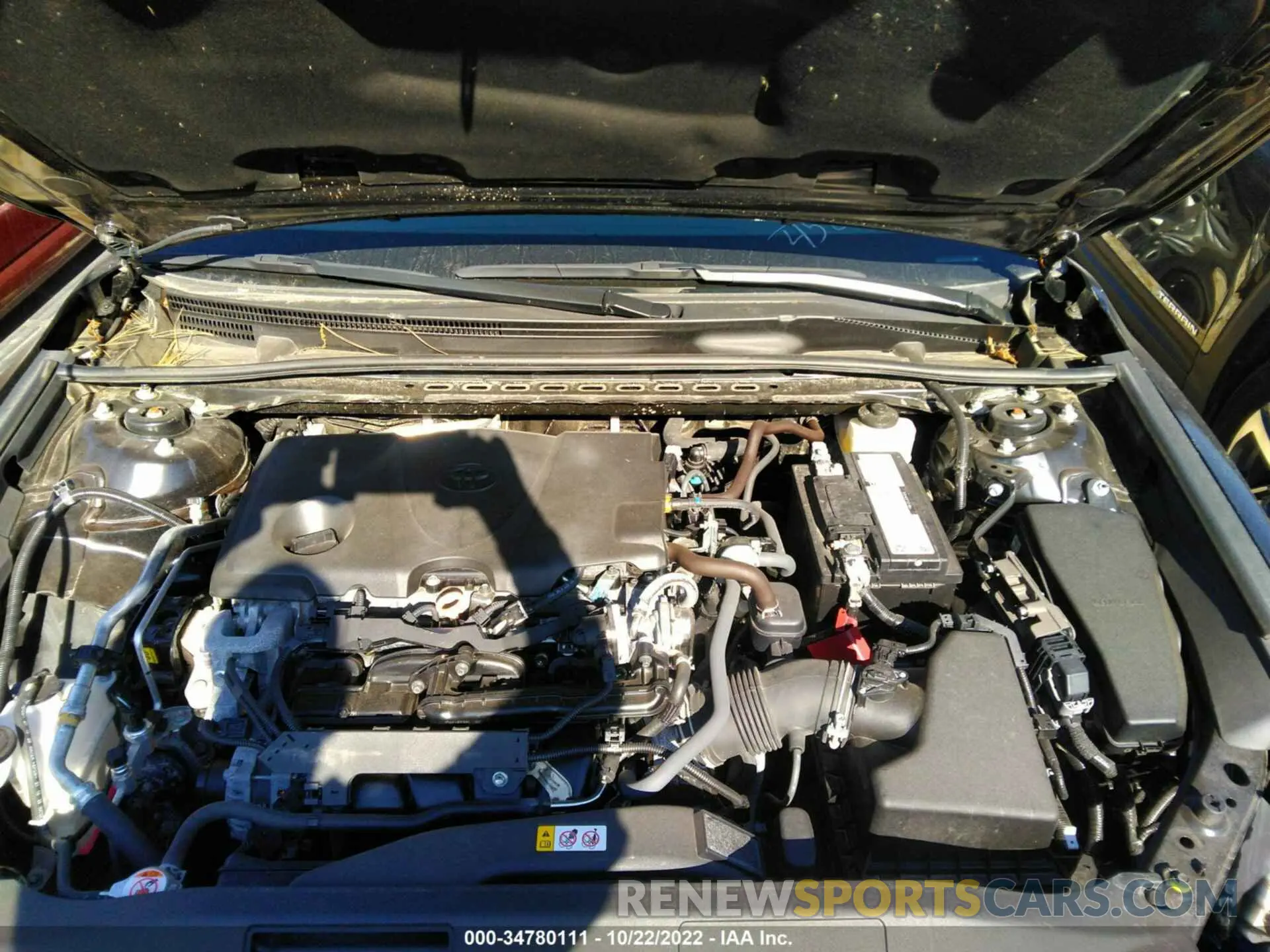 10 fotografías del automóvil dañado 4T1C11AK2MU456866 TOYOTA CAMRY 2021