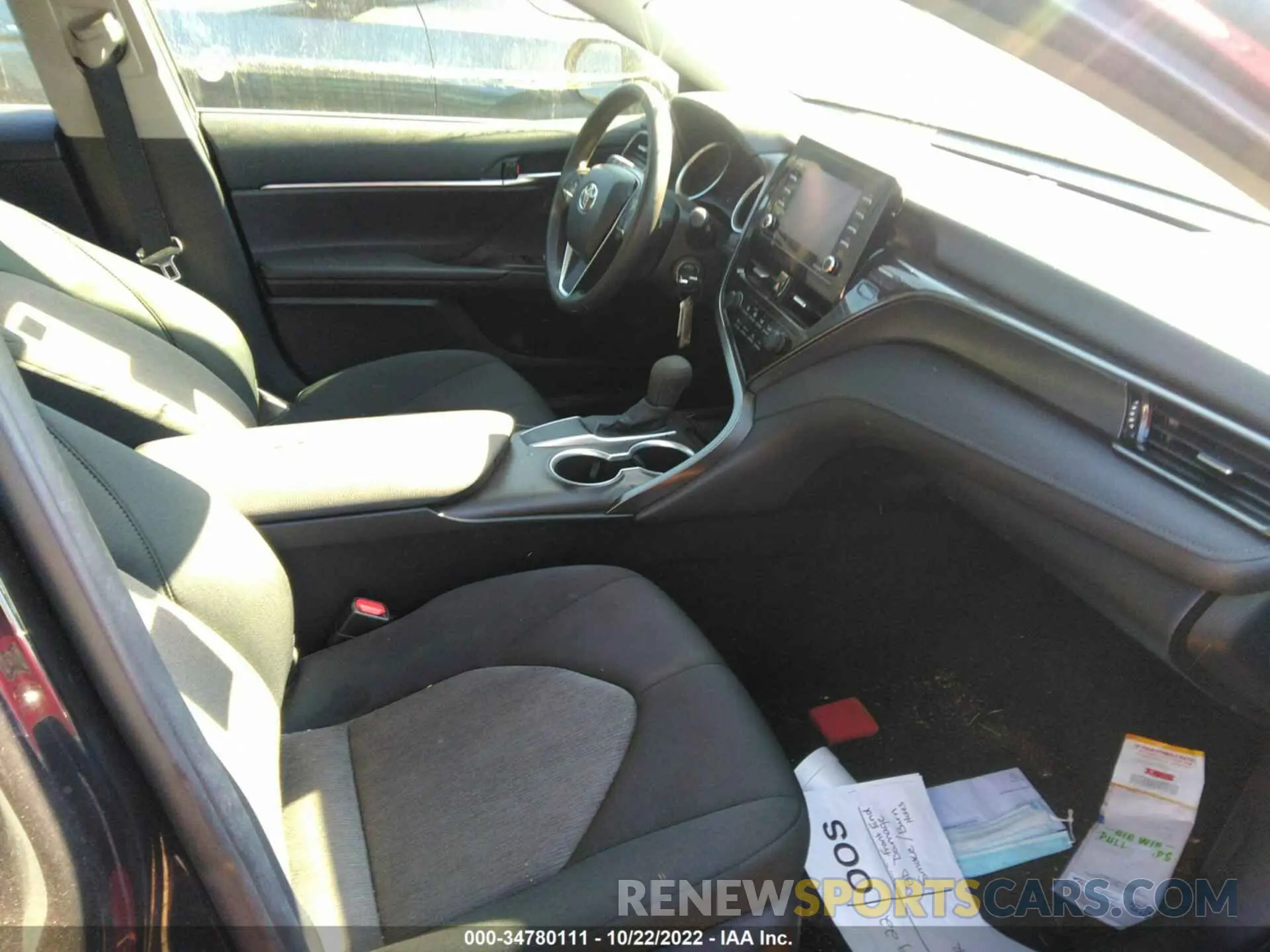 5 fotografías del automóvil dañado 4T1C11AK2MU456866 TOYOTA CAMRY 2021