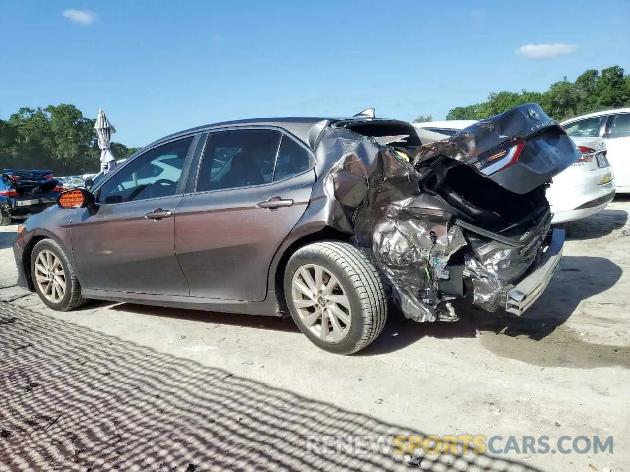 2 fotografías del automóvil dañado 4T1C11AK2MU539231 TOYOTA CAMRY 2021